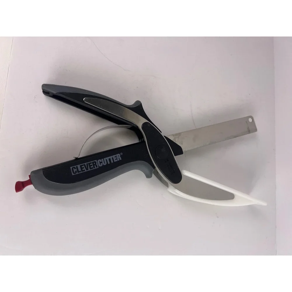 2-Clever‎ Cutter 2-in-1 knife and cutting board kitchen scissors. Chops & Slices